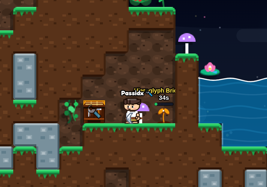 Plant gem trees, cross-breed seeds in fertile soil, and craft hundreds of legendary tools, wings, and blocks.